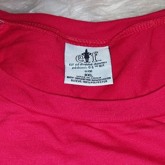 COPY - NWT Elf 🎄 Christmas long sleeve sz 3x - Picture 3 of 5